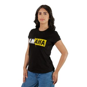 CAMISETA YAMAHA NEGRO FEM