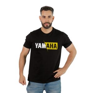 CAMISETA YAMAHA NEGRO MAS